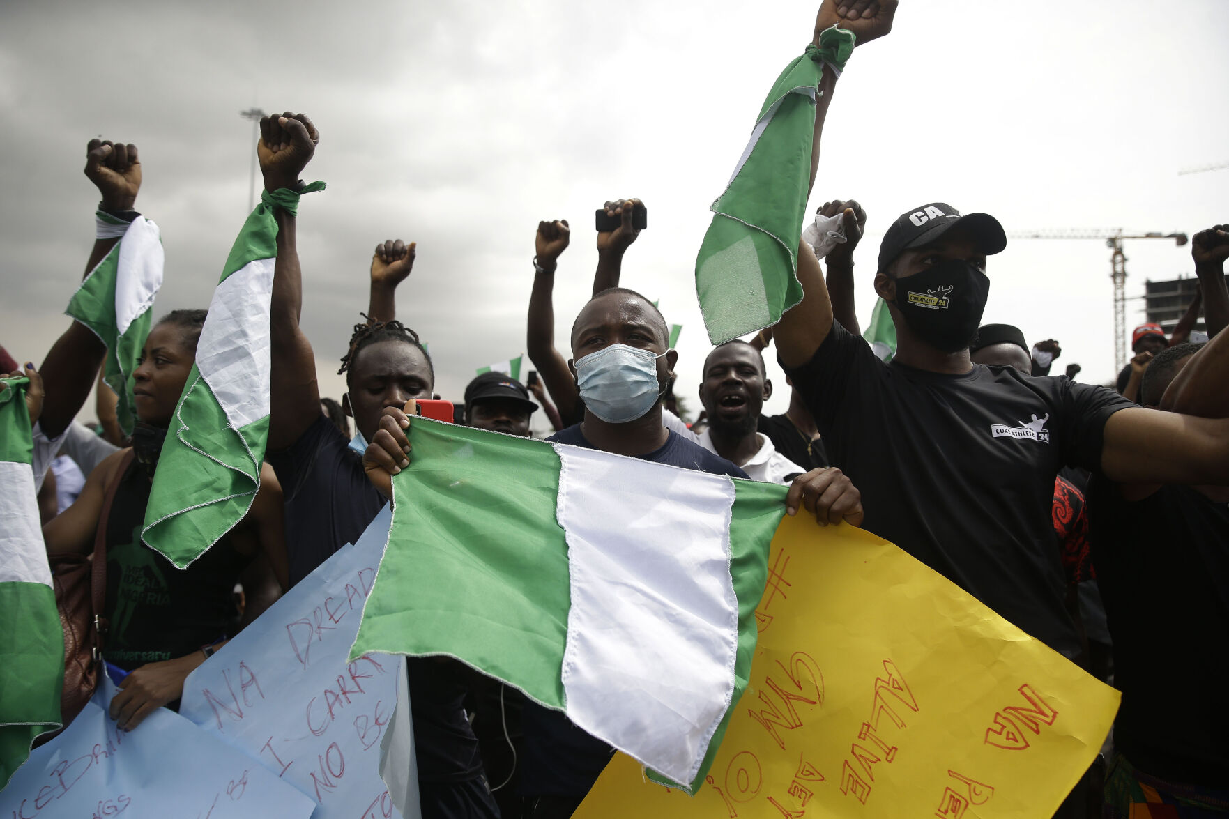 Nigeria Police Protest
